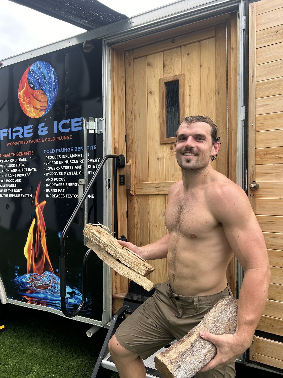 Fire + Ice | Wood - Fired Sauna & Cold Plunge